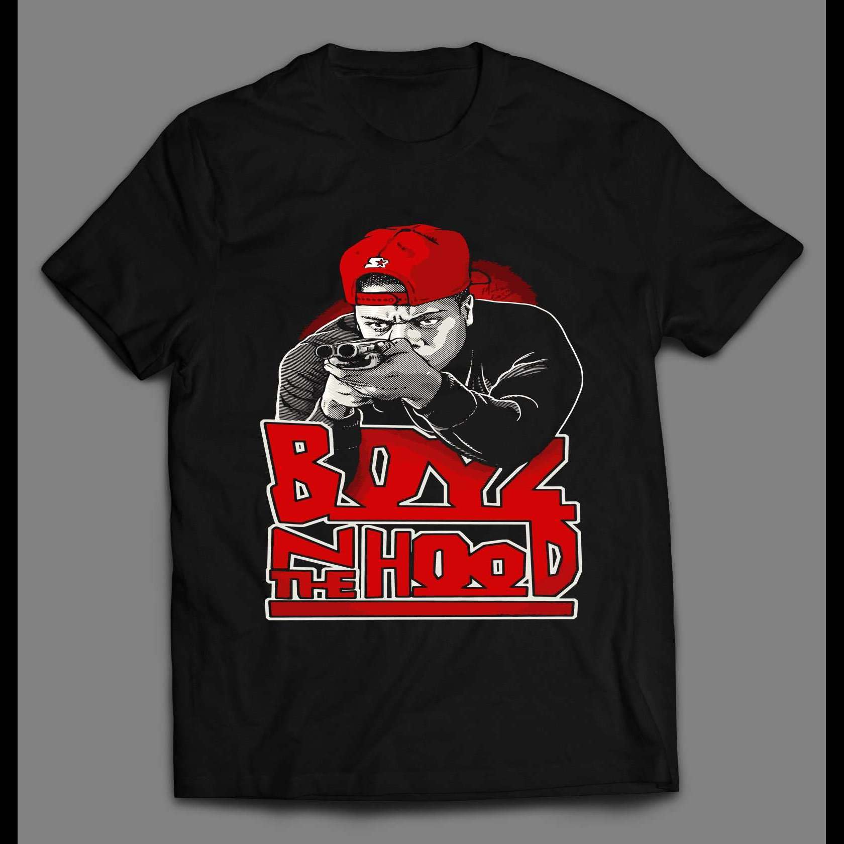BOYZ N THE HOOD BLOODS DRIVE BY GUY CUSTOM ART SHIRT
