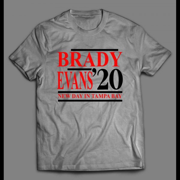 TAMPA BAY TOM AND MIKE 2020 NEW DAY IN TAMPA BAY POLITICAL PARODY FOOTBALL SHIRT