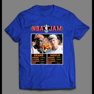 DEANE V HOYLE WHITE MEN CAN'T JUMP BASKETBALL VIDEO GAME PARODY SHIRT