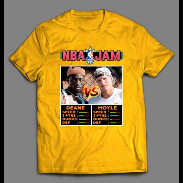 DEANE V HOYLE WHITE MEN CAN'T JUMP BASKETBALL VIDEO GAME PARODY SHIRT
