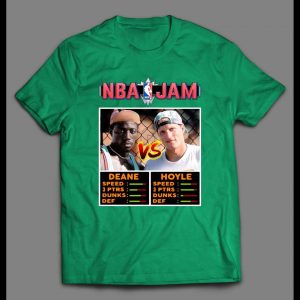 DEANE V HOYLE WHITE MEN CAN'T JUMP BASKETBALL VIDEO GAME PARODY SHIRT