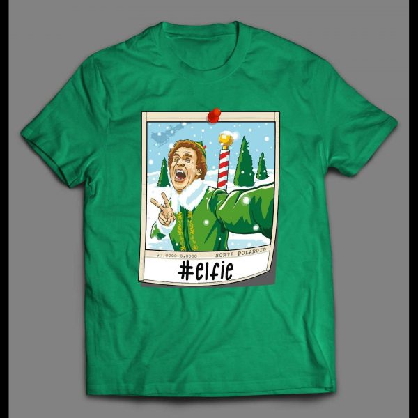 NORTH POLAROID SELFIE "ELFIE" HIGH QUALITY CHRISTMAS SHIRT NORTH POLAROID SELFIE "ELFIE" HIGH QUALITY CHRISTMAS SHIRT