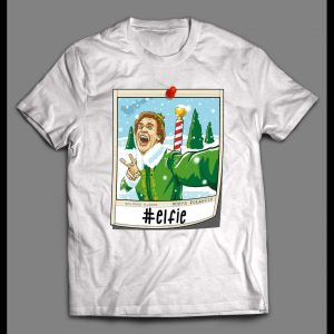 NORTH POLAROID SELFIE "ELFIE" HIGH QUALITY CHRISTMAS SHIRT