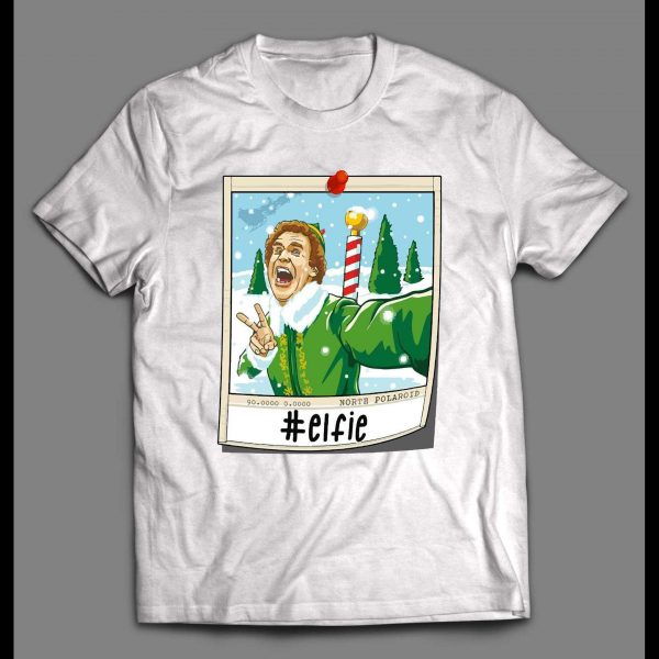 NORTH POLAROID SELFIE "ELFIE" HIGH QUALITY CHRISTMAS SHIRT