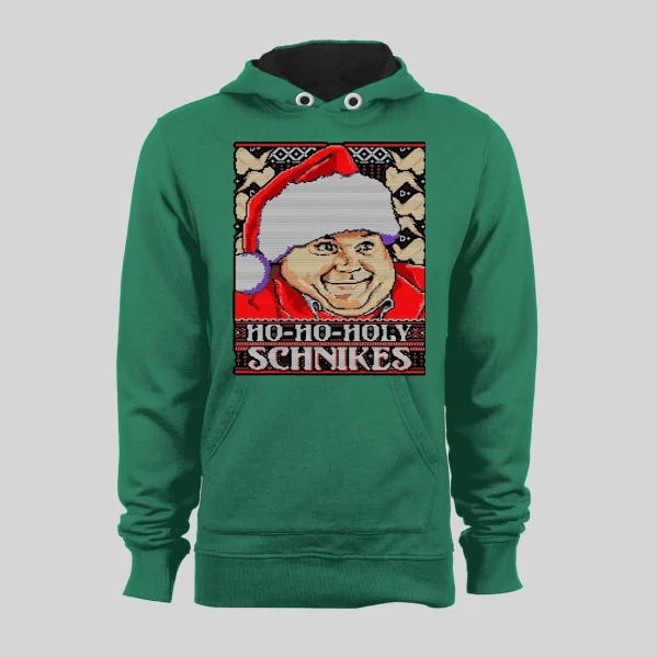 CHRIS FARLEY HO-HOLY SCHNIKES FUNNY CHRISTMAS HOODIE/ SWEATSHIRT
