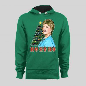 GOLDEN GIRLS BLANCHE HO HO HO HIGH QUALITY CHRISTMAS HOODIE/ SWEATSHIRT