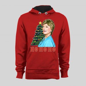 GOLDEN GIRLS BLANCHE HO HO HO HIGH QUALITY CHRISTMAS HOODIE/ SWEATSHIRT