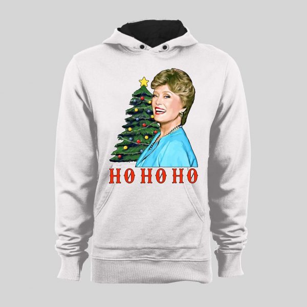 GOLDEN GIRLS BLANCHE HO HO HO HIGH QUALITY CHRISTMAS HOODIE/ SWEATSHIRT
