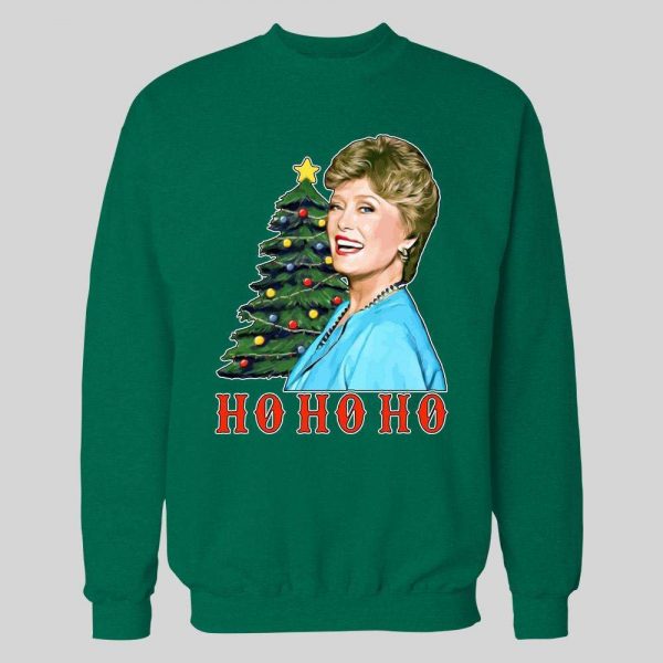 GOLDEN GIRLS BLANCHE HO HO HO HIGH QUALITY CHRISTMAS HOODIE/ SWEATSHIRT