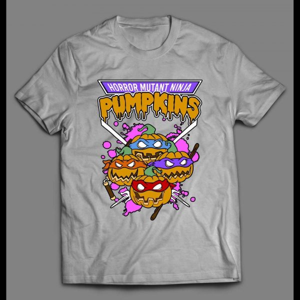HORROR MUTANT NINJA PUMPKINS PARODY HALLOWEEN SHIRT