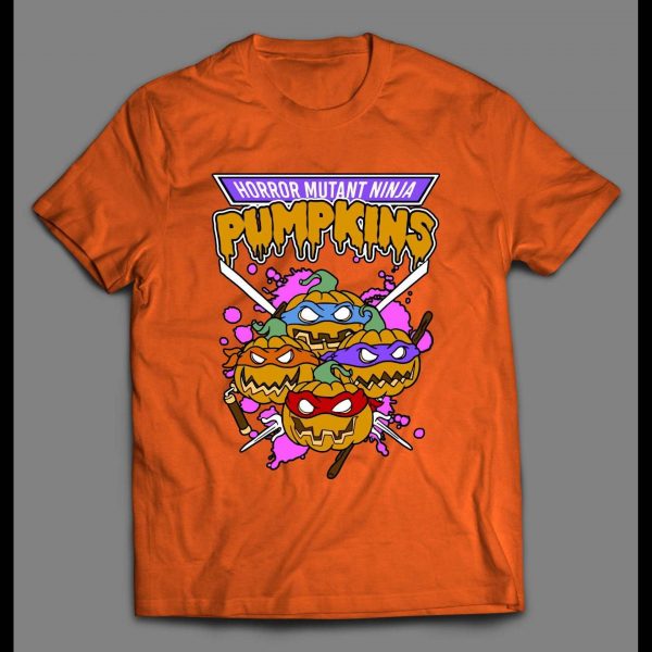HORROR MUTANT NINJA PUMPKINS PARODY HALLOWEEN SHIRT