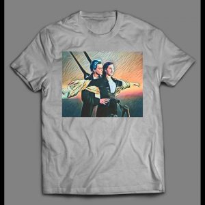 JACK AND ROSE TITANIC ART MOVIE SHIRT
