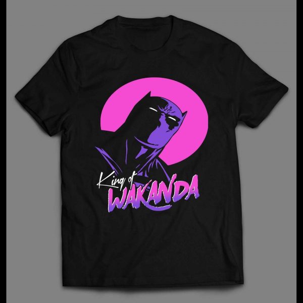 BLACK PANTHER KING OF WAKANDA RETRO STYLE HIGH QUALITY SHIRT