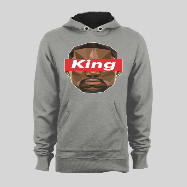 LEBRON THE KING SUPREME HIGH QUALITY BASKETBALL HOODIE /SWEATSHIRT