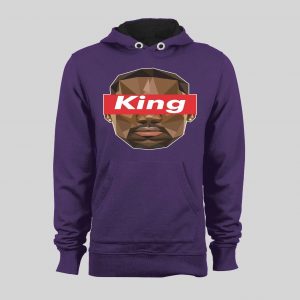 LEBRON THE KING SUPREME HIGH QUALITY BASKETBALL HOODIE /SWEATSHIRT