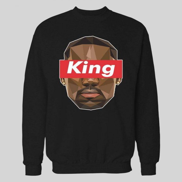 LEBRON THE KING SUPREME HIGH QUALITY BASKETBALL HOODIE /SWEATSHIRT