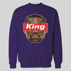 LEBRON THE KING SUPREME HIGH QUALITY BASKETBALL HOODIE /SWEATSHIRT