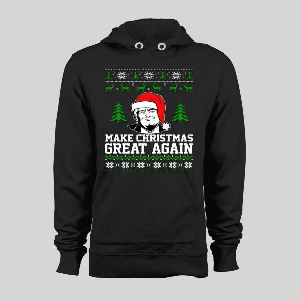 THE DONALD MAKE CHRISTMAS GREAT AGAIN HIGH QUALITY CHRISTMAS HOODIE/ SWEATSHIRT