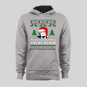 THE DONALD MAKE CHRISTMAS GREAT AGAIN HIGH QUALITY CHRISTMAS HOODIE/ SWEATSHIRT