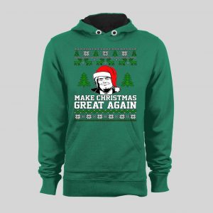 THE DONALD MAKE CHRISTMAS GREAT AGAIN HIGH QUALITY CHRISTMAS HOODIE/ SWEATSHIRT