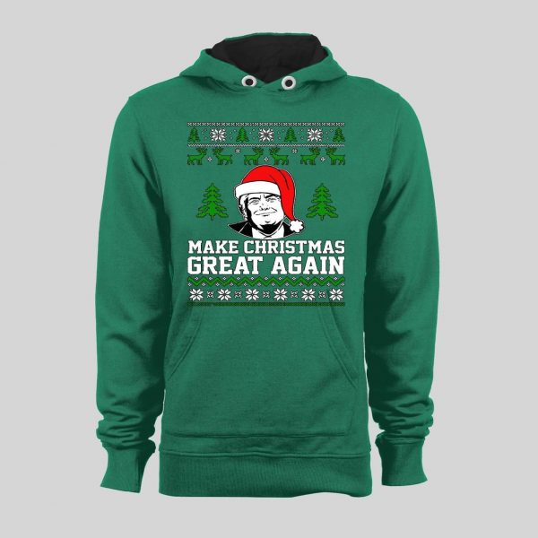 THE DONALD MAKE CHRISTMAS GREAT AGAIN HIGH QUALITY CHRISTMAS HOODIE/ SWEATSHIRT