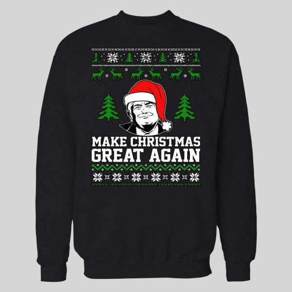 THE DONALD MAKE CHRISTMAS GREAT AGAIN HIGH QUALITY CHRISTMAS HOODIE/ SWEATSHIRT