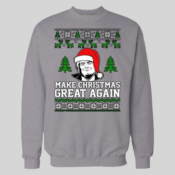 THE DONALD MAKE CHRISTMAS GREAT AGAIN HIGH QUALITY CHRISTMAS HOODIE/ SWEATSHIRT