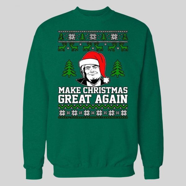 THE DONALD MAKE CHRISTMAS GREAT AGAIN HIGH QUALITY CHRISTMAS HOODIE/ SWEATSHIRT