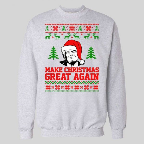 THE DONALD MAKE CHRISTMAS GREAT AGAIN HIGH QUALITY CHRISTMAS HOODIE/ SWEATSHIRT
