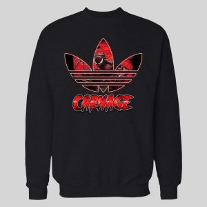 MAXIMUM CARNAGE SPORTS WEAR PARODY COMIC ART HOODIE / SWEATSHIRT