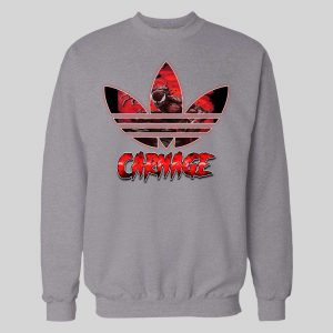 MAXIMUM CARNAGE SPORTS WEAR PARODY COMIC ART HOODIE / SWEATSHIRT