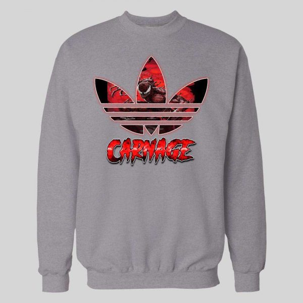 MAXIMUM CARNAGE SPORTS WEAR PARODY COMIC ART HOODIE / SWEATSHIRT