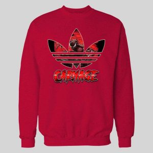 MAXIMUM CARNAGE SPORTS WEAR PARODY COMIC ART HOODIE / SWEATSHIRT