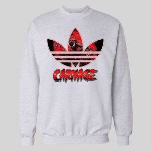 MAXIMUM CARNAGE SPORTS WEAR PARODY COMIC ART HOODIE / SWEATSHIRT