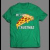 MERRY CRUSTMAS PIZZA LOVERS CHRISTMAS PARODY SHIRT