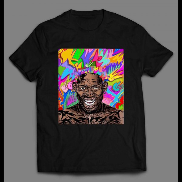 CRAZY NEON DENNIS RODMAN HIGH QUALITY SHIRT