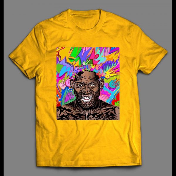 CRAZY NEON DENNIS RODMAN HIGH QUALITY SHIRT