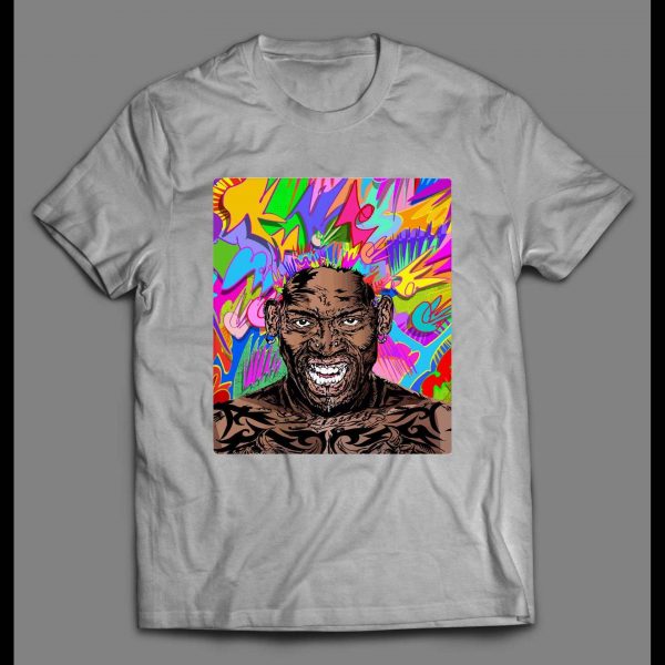 CRAZY NEON DENNIS RODMAN HIGH QUALITY SHIRT