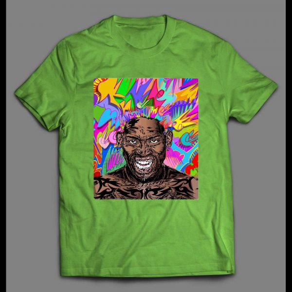 CRAZY NEON DENNIS RODMAN HIGH QUALITY SHIRT