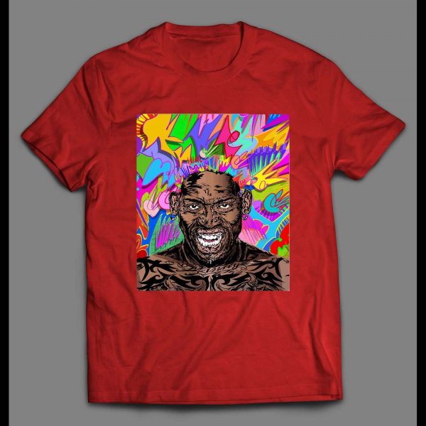 CRAZY NEON DENNIS RODMAN HIGH QUALITY SHIRT