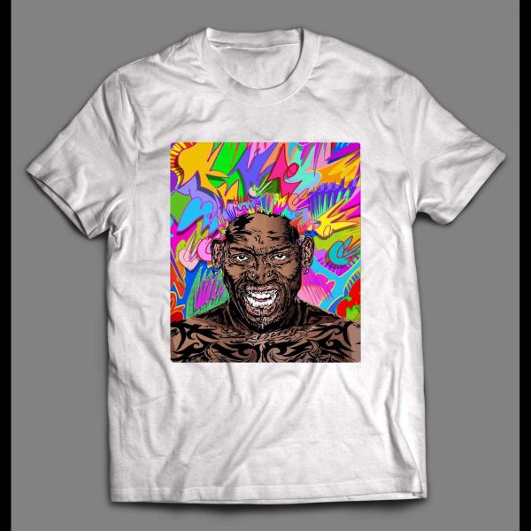 CRAZY NEON DENNIS RODMAN HIGH QUALITY SHIRT