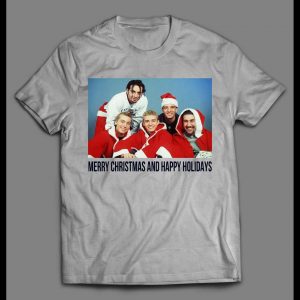 NSYNC MERRY CHRISTMAS AND HAPPY HOLIDAY HIGH QUALITY HOLIDAY SHIRT