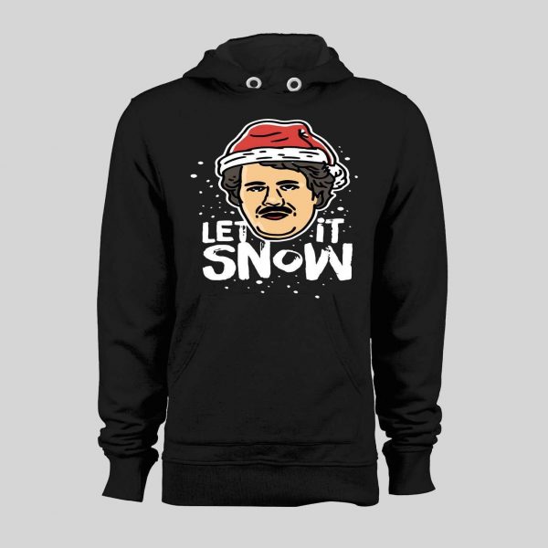 SANTA PABLO ESCOBAR LET IT SNOW CHRISTMAS HOODIE /SWEATSHIRT