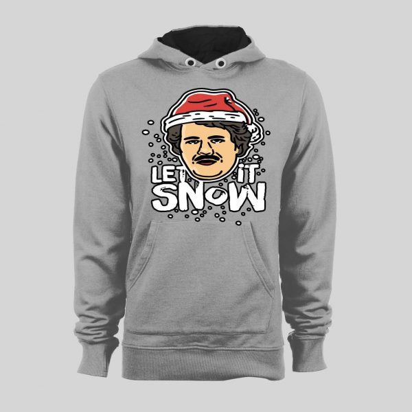 SANTA PABLO ESCOBAR LET IT SNOW CHRISTMAS HOODIE /SWEATSHIRT