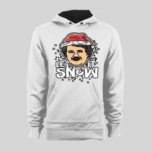SANTA PABLO ESCOBAR LET IT SNOW CHRISTMAS HOODIE /SWEATSHIRT