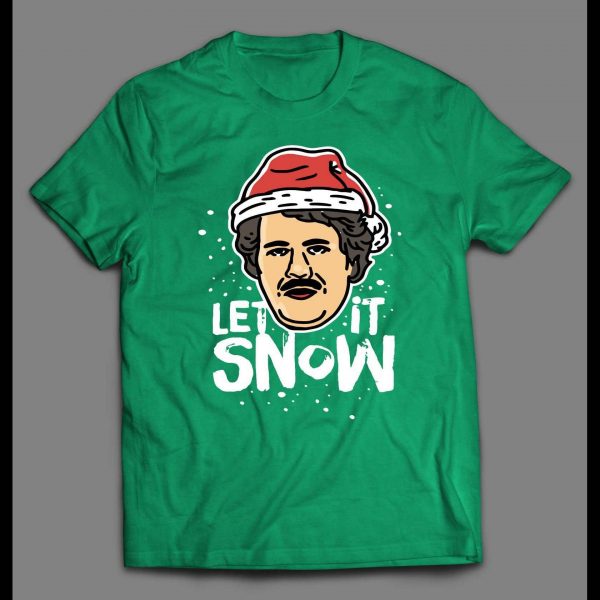 SANTA PABLO ESCOBAR LET IT SNOW CHRISTMAS SHIRT SANTA PABLO ESCOBAR LET IT SNOW CHRISTMAS SHIRT