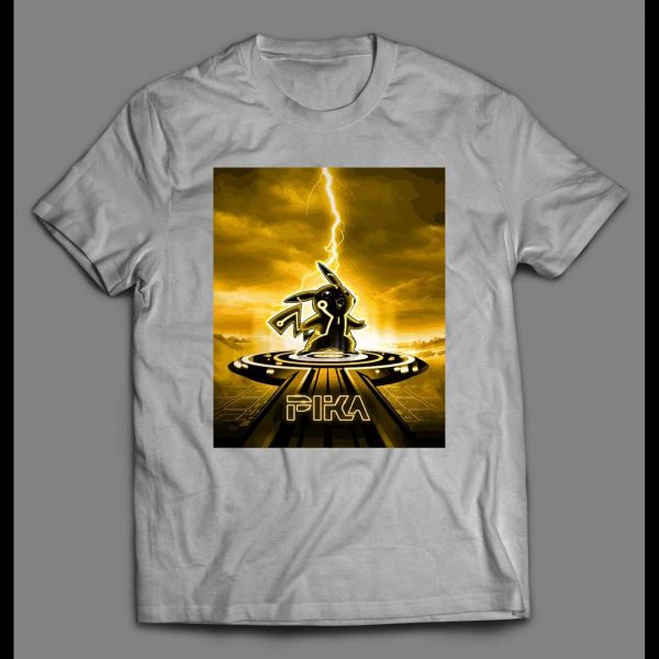 POKE MONSTERS PIKACHU "TRON" MASH UP SHIRT