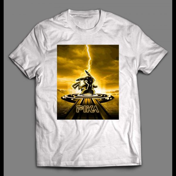POKE MONSTERS PIKACHU "TRON" MASH UP SHIRT