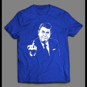 RONALD REAGAN MIDDLE FINGER F*CK YOU SHIRT
