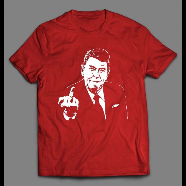 RONALD REAGAN MIDDLE FINGER F*CK YOU SHIRT